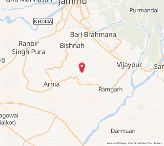 Map of Saidgarh, Kashmir