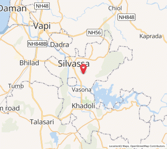 Map of Saili, Dadra and Nagar Haveli