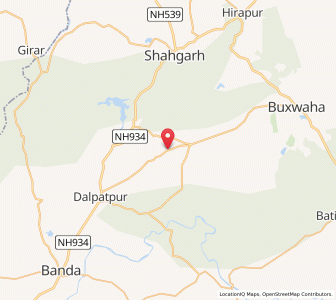 Map of Sairara, Madhya Pradesh