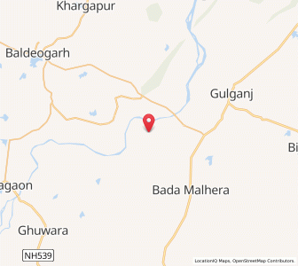 Map of Sairora, Madhya Pradesh