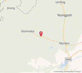 Map of Sajrang, Meghalaya