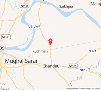 Map of Sakaldiha, Uttar Pradesh