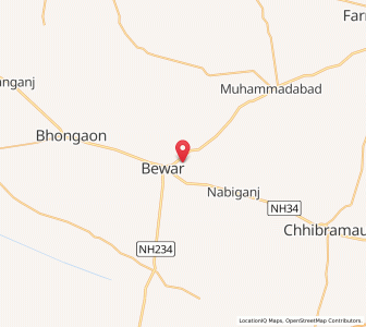 Map of Sakat Bewar, Uttar Pradesh
