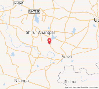 Map of Sakhol, Maharashtra