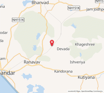 Map of Sakhpur, Gujarat