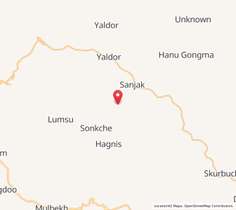 Map of Sakist, Kashmir