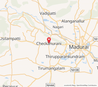 Map of Sakkanurani, Tamil Nadu