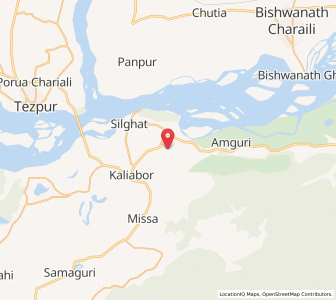 Map of Sakmuthigoan, Assam