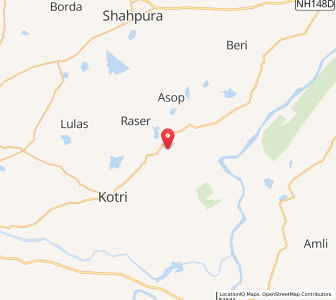 Map of Sakna, Rajasthan