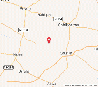Map of Sakrampur, Uttar Pradesh