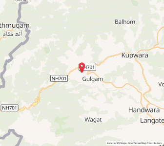 Map of Salamatwari, Kashmir