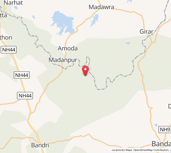 Map of Salampur, Madhya Pradesh