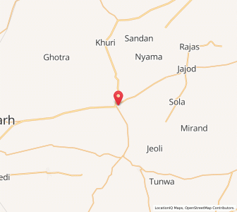 Map of Salasar, Rajasthan