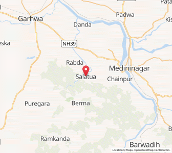 Map of Salatua, Jharkhand