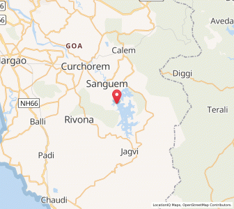 Map of Salauli, Goa