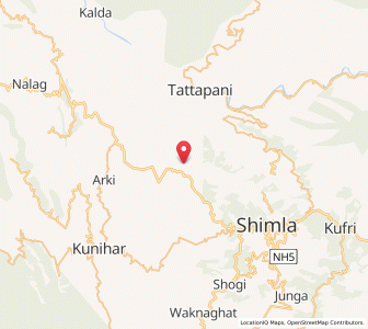 Map of Salaun, Himachal Pradesh