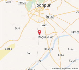 Map of Salawas, Rajasthan