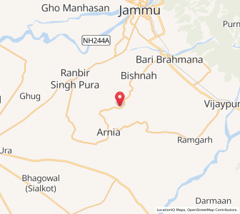 Map of Salehr, Kashmir
