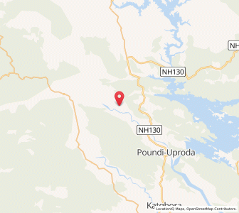 Map of Salihabhatha, Chhattisgarh
