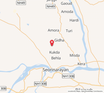 Map of Salkhan, Chhattisgarh