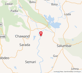 Map of Sallara, Rajasthan