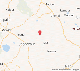 Map of Salwapur, Andhra Pradesh