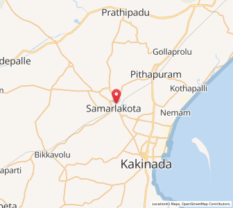 Map of Samalkot, Andhra Pradesh