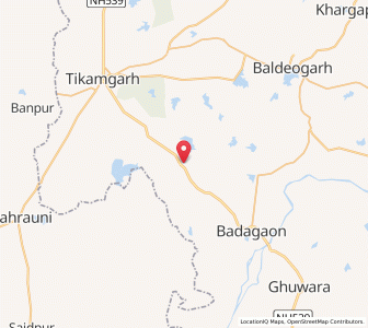 Map of Samarra, Madhya Pradesh