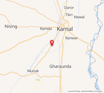 Map of Sambhalka, Haryana