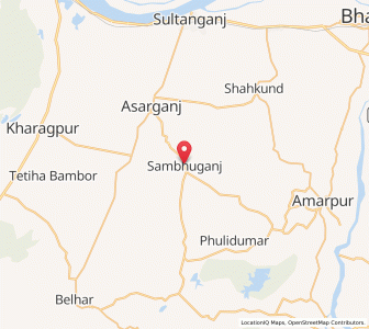 Map of Sambhuganj, Bihar