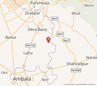 Map of Samgauli, Punjab