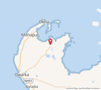 Map of Samlasar, Gujarat