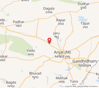 Map of Samparda, Gujarat