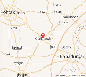 Map of Sampla, Haryana