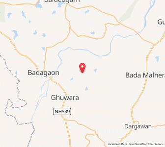 Map of Samreta, Madhya Pradesh