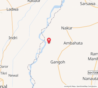 Map of Sanauli, Uttar Pradesh