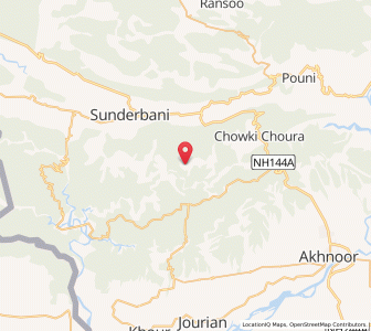 Map of Sandal, Kashmir