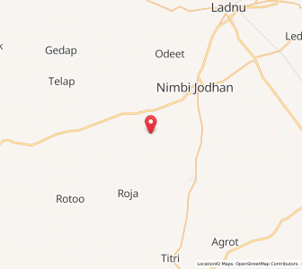Map of Sandas, Rajasthan