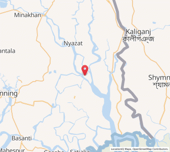 Map of Sandeshkhali, West Bengal