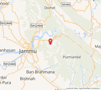 Map of Sandhori, Kashmir