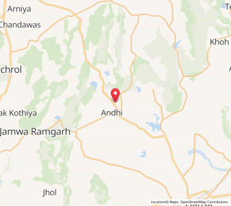 Map of Sandkotra, Rajasthan