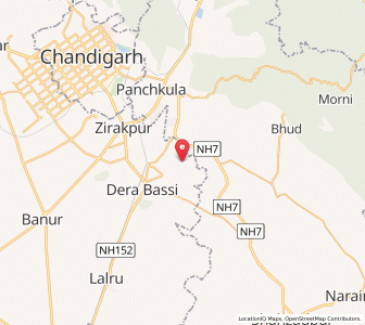 Map of Sandran, Punjab