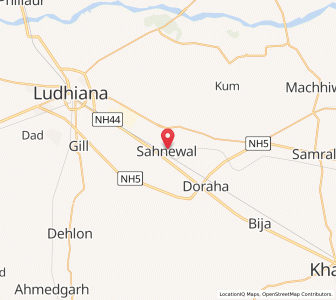 Map of Sanehwal, Punjab