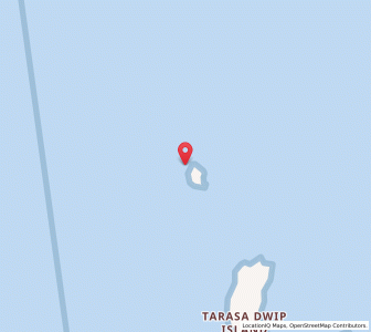 Map of Sanenya, Andaman and Nicobar Islands