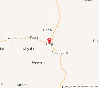 Map of Sangad, Rajasthan