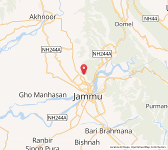 Map of Sangani, Kashmir