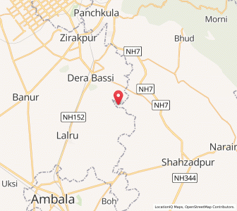 Map of Sangrana, Haryana