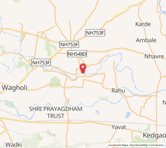 Map of Sangwi Sanda, Maharashtra