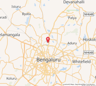 Map of Sanjivini Nagar, Karnataka