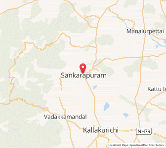 Map of Sankarapuram, Tamil Nadu